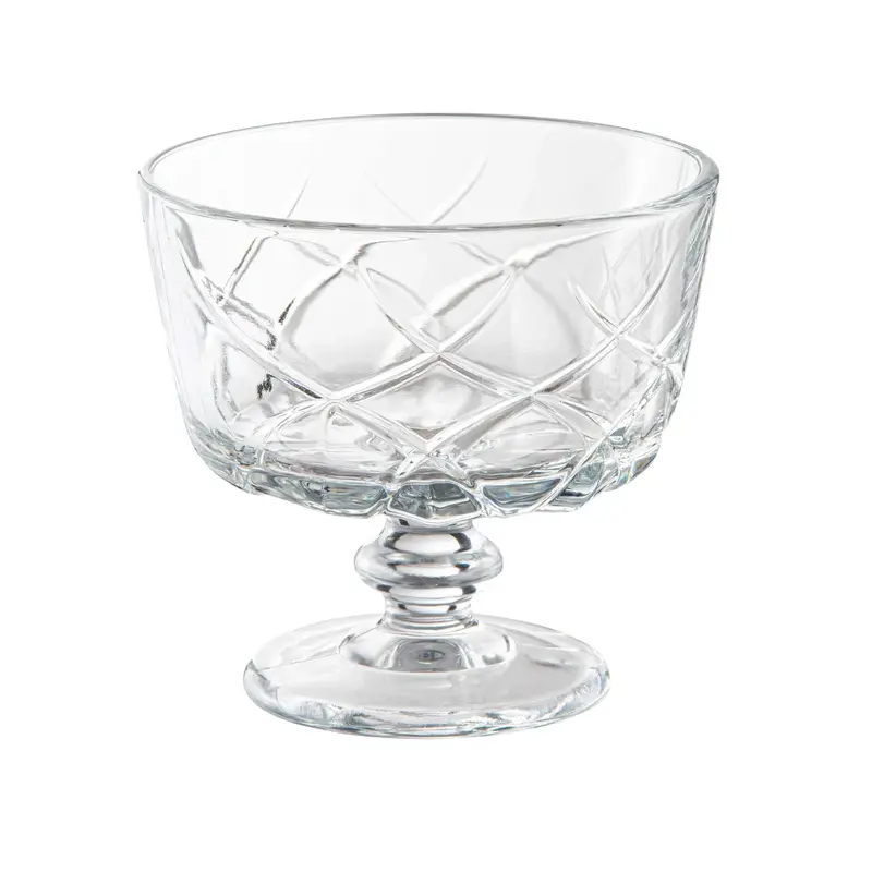 JOGO COM 6 TAÇAS DE SOBREMESA LORIANT EM CRISTAL ECOLOGICO 240 ML D9,9xA9,3 CM LHERMITAGE