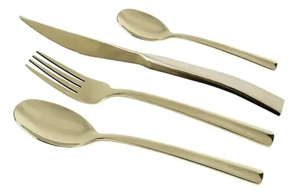 FAQUEIRO RAVEL 24 PEÇAS DOURADO FRACALANZA