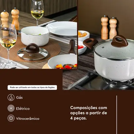 CONJUNTO 6 PANELAS C.L SMART PLUS VAN BRINOX