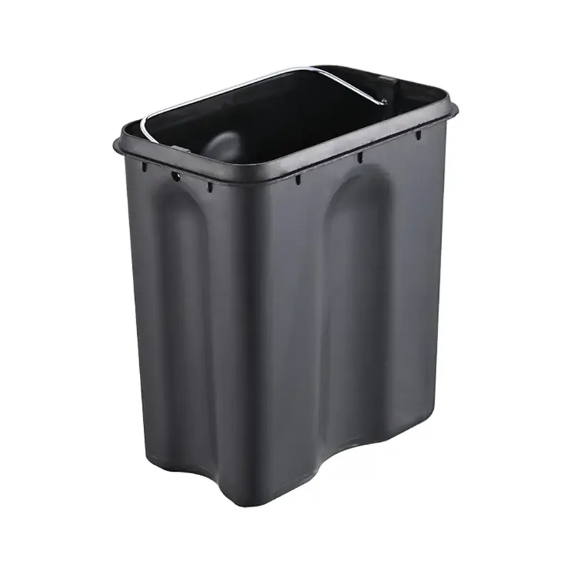 LIXEIRA EM INOX RETANGULAR COM PEDAL E BALDE 5L BRINOX