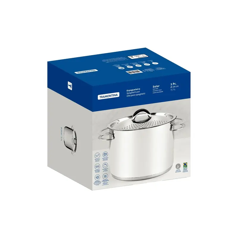 ESPAGUETEIRA ACO INOX SOLAR TRAMONTINA