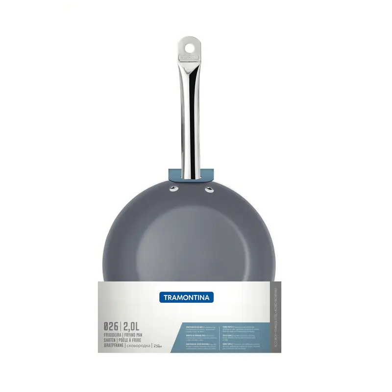 FRIGIDEIRA 26 CM INOX COM REVESTIMENTO CERAMICO TRAMONTINA