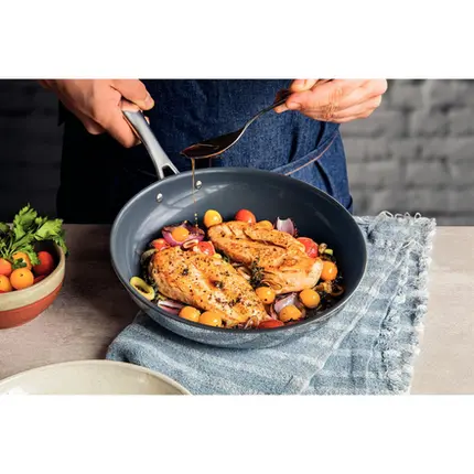 FRIGIDEIRA 30 CM INOX COM REVESTIMENTO CERAMICO TRAMONTINA
