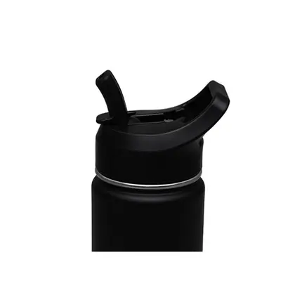 GARRAFA TERMICA INOX COM CANUDO 0,65L PRETO TRAMONTINA