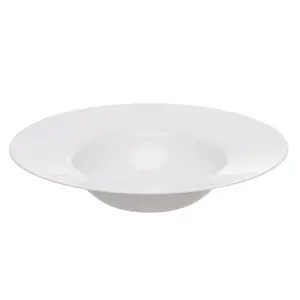 PRATO PARA MASSA 26CM BRANCO OPALINO
