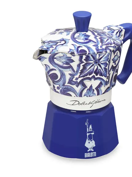 CAFETEIRA MOKA EXPRESS 3 XICARAS D&G BLU MED BIALETTI