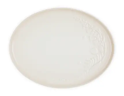 BANDEJA DE SERVIR OVAL 36CM JARDIN MERINGUE LE CREUSET