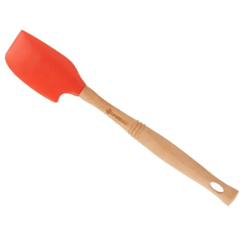 ESPATULA MEDIA DE SILICONE VENUS LARANJA FLAME LE CREUSET