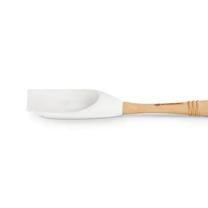 COLHER GRANDE DE SILICONE VENUS BRANCA WHITE LE CREUSET