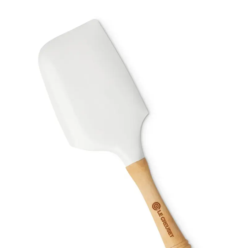 ESPATULA SILICONE GRANDE VENUS BRANCA WHITE LE CREUSET