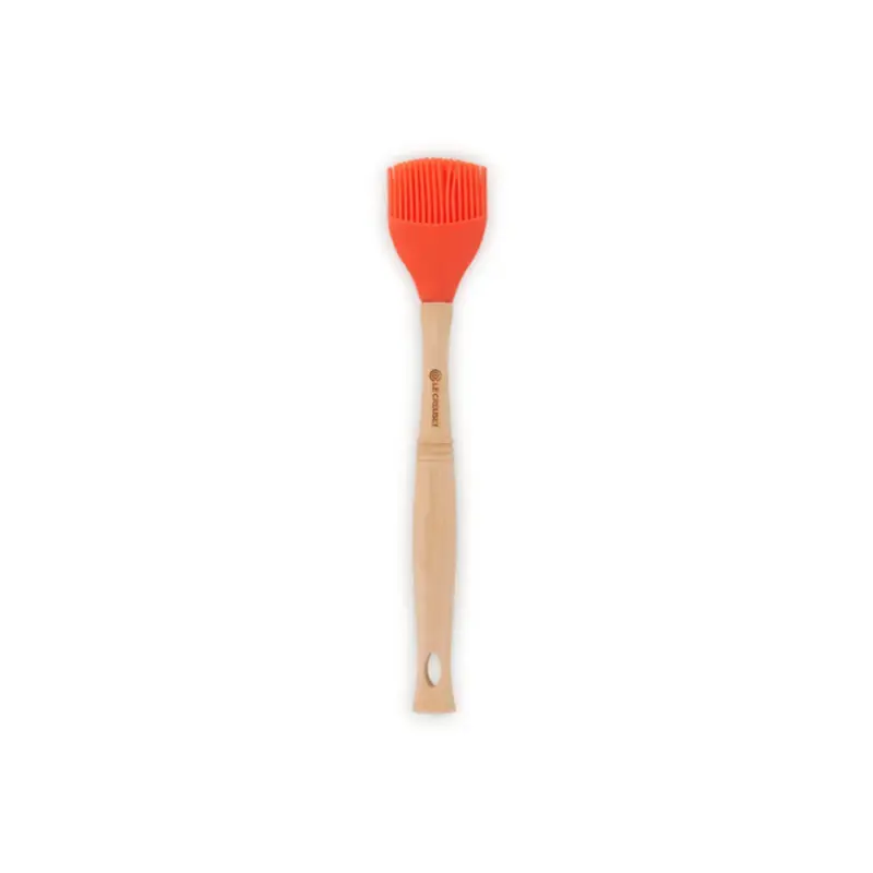 PINCEL DE SILICONE VENUS LARANJA FLAME LE CREUSET