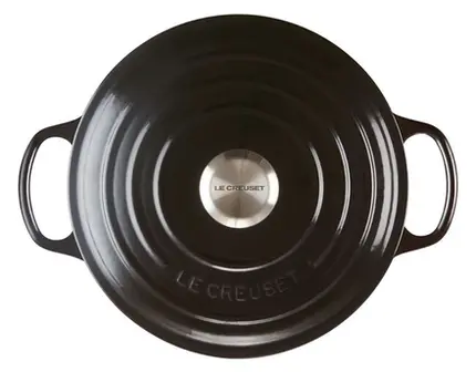 PANELA DE ENSOPADO 28CM MATTE BLACK LE CREUSET