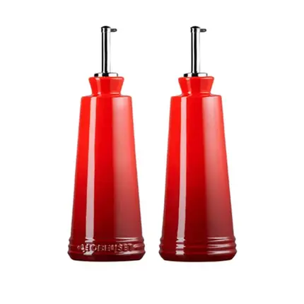 KIT OLEO E VINAGRE 300ML SIGNATURE VERMELHO LE CREUSET