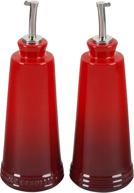 KIT OLEO E VINAGRE 300ML SIGNATURE VERMELHO LE CREUSET