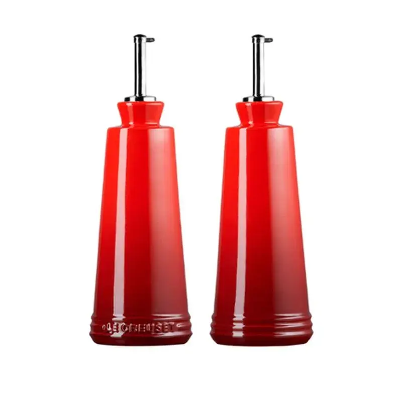 KIT OLEO E VINAGRE 300ML SIGNATURE VERMELHO LE CREUSET