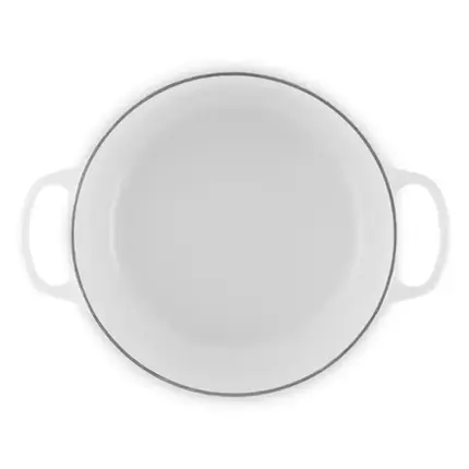 PANELA REDONDA 20CM SIGNATURE BRANCO LE CREUSET