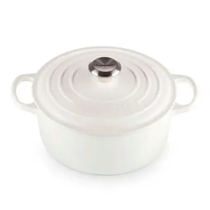 PANELA REDONDA 20CM SIGNATURE BRANCO LE CREUSET