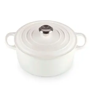 PANELA REDONDA 20CM SIGNATURE BRANCO LE CREUSET