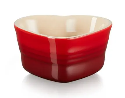 RAMEKIN CORACAO VERMELHO LE CREUSET