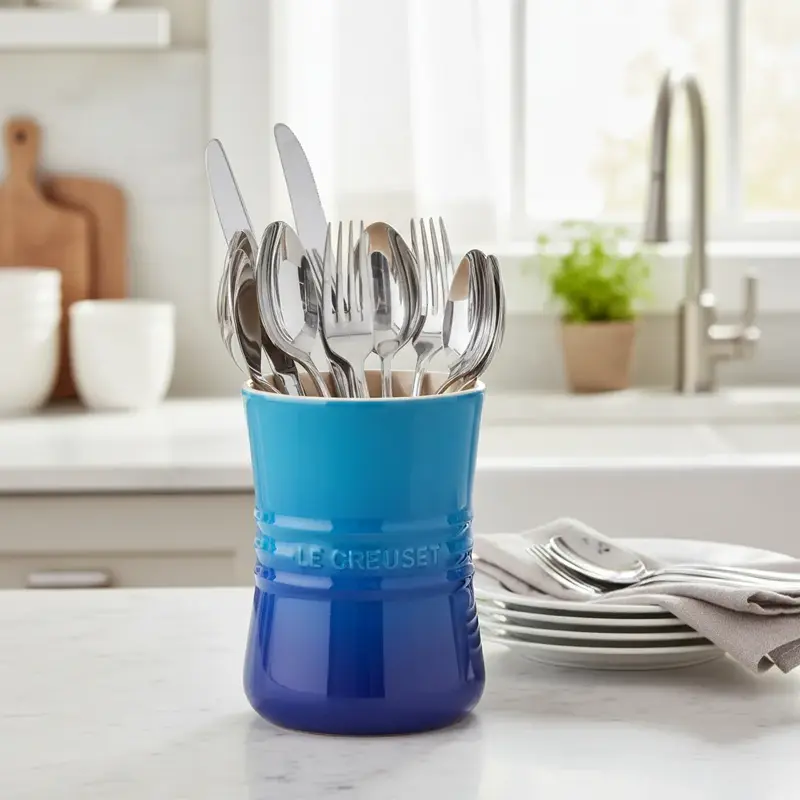 PORTA UTENSILIOS 1,1L SIGNATURE AZURE BLUE LE CREUSET