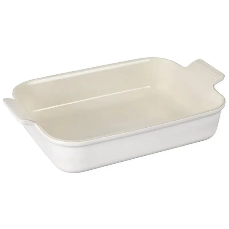 TRAVESSA RETANGULAR 36CM HERITAGE COTTON LE CREUSET