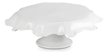 BOLEIRA 28CM RUFFLE BRANCO LE CREUSET