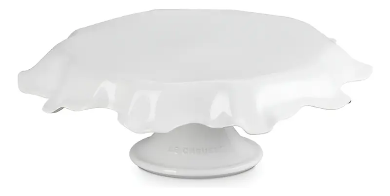 BOLEIRA 28CM RUFFLE BRANCO LE CREUSET