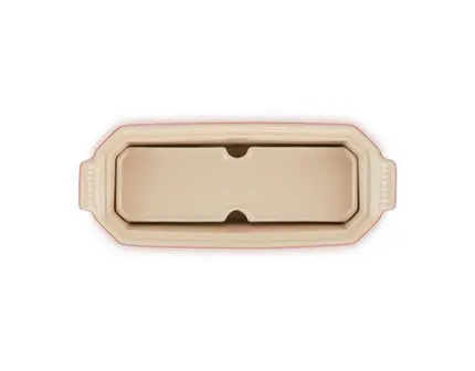 TRAVESSA TERRINE 1,1L HERITAGE CERISE COM TAMPA LE CREUSET