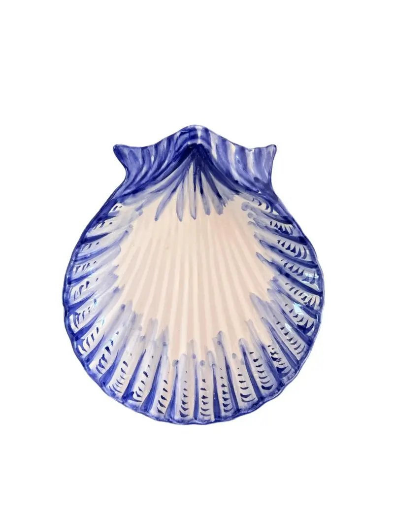 CONCHA ORNAMENTAL GRANDE SALINAS AZUL LUIZ SALVADOR