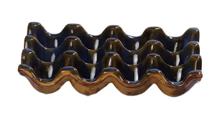 PORTA OVOS 12 UN SANDALO NAZAR 4x16x21 CM