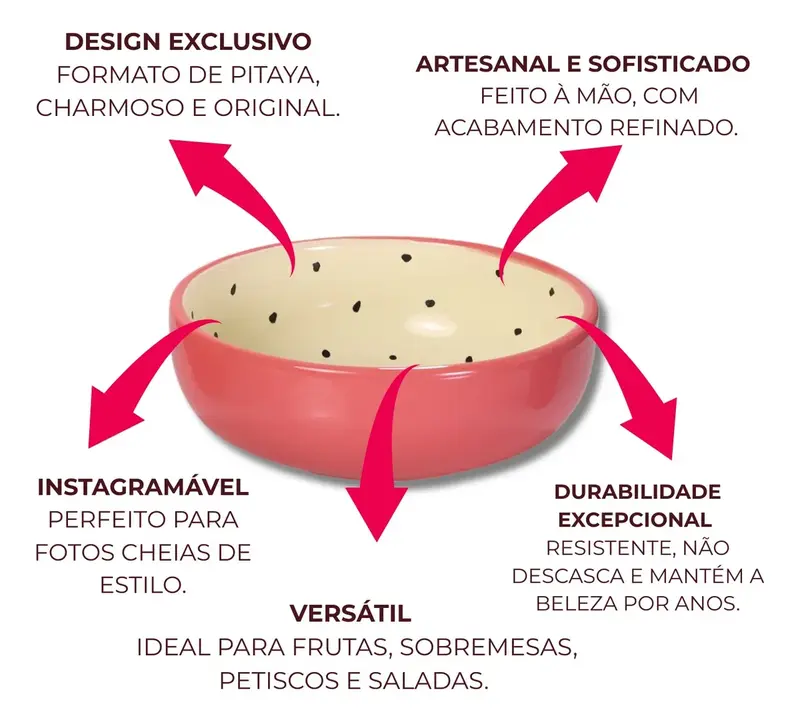 BOWL GRANDE PITAYA TUTTI-FRUTTI 6x12,5 CM 340ml