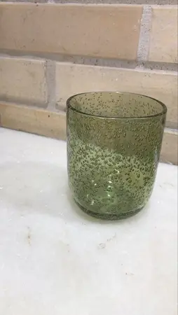 JOGO COM 6 COPOS EM ACRILICO VERDE