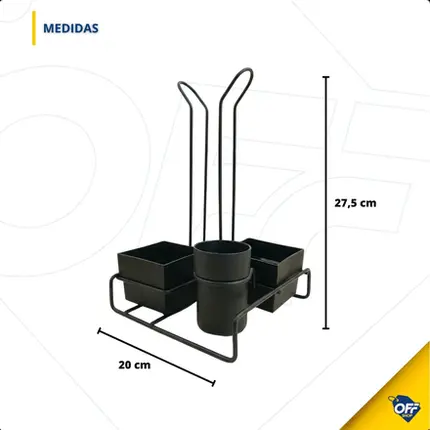 ORGANIZADOR PARA COPO 80ML SACHE E MEXEDOR