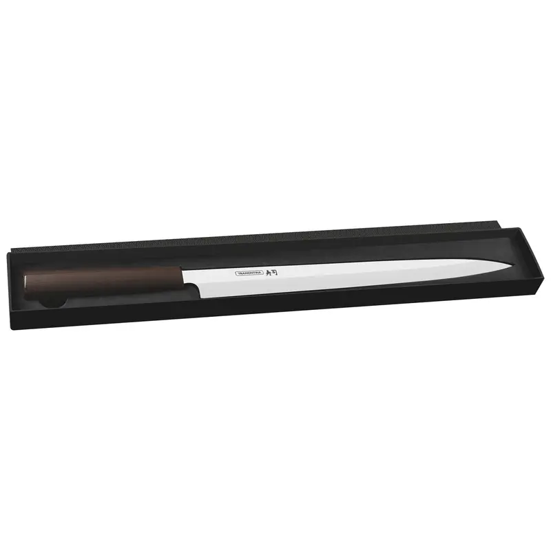 FACA YANAGIBA 13 SUSHI SILVER MARROM TRAMONTINA