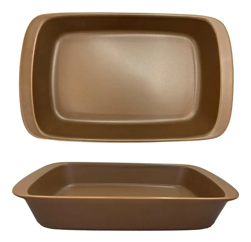 TRAVESSA TANGO PEQUENA 28X18X5,5CM 1,4L MARROM OXFORD