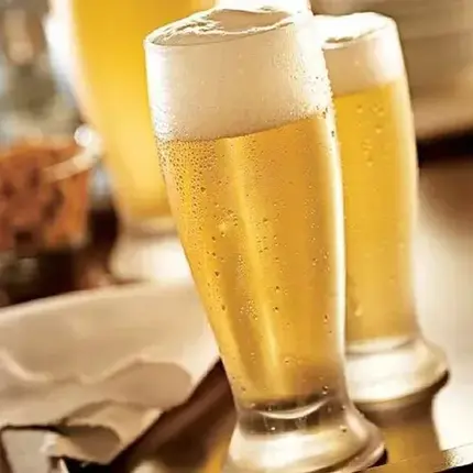 JOGO COM 6 COPOS PARA CERVEJA EM VIDRO 215ml A14,5cm DYNASTY