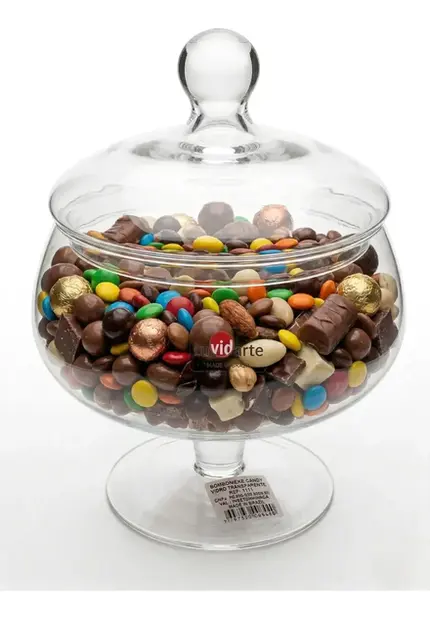 BOMBONIERE TRANSPARENTE 20X25 CM 2,2 L LUVIDARTE
