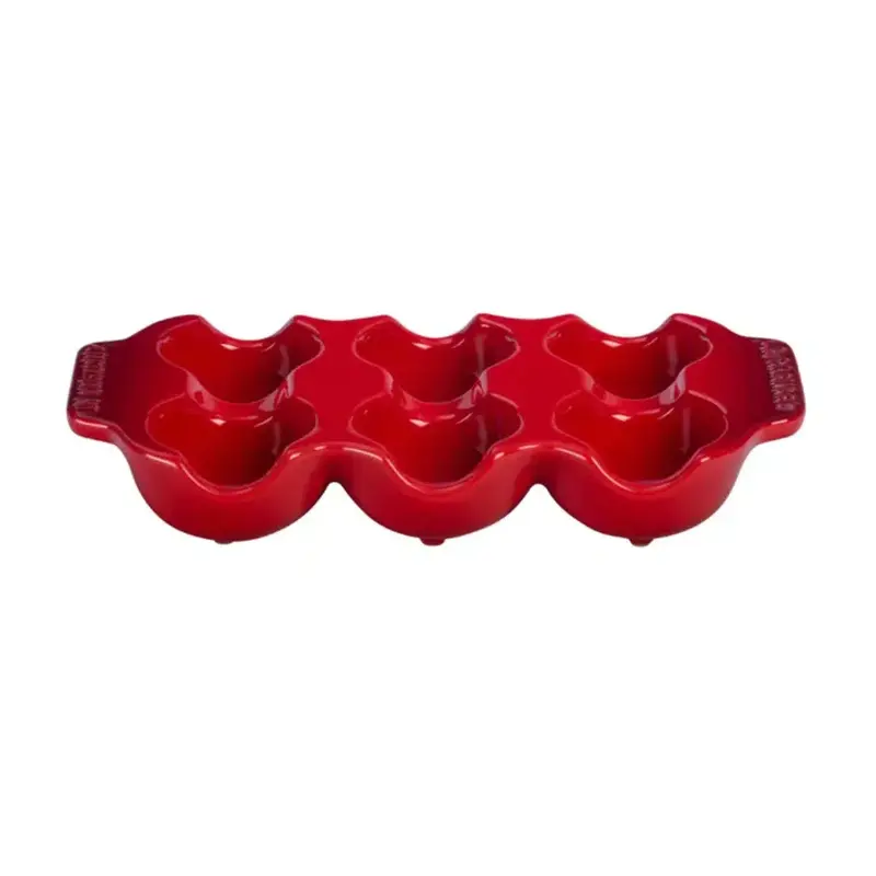 BANDEJA PARA 6 OVOS VERMELHO LE CREUSET