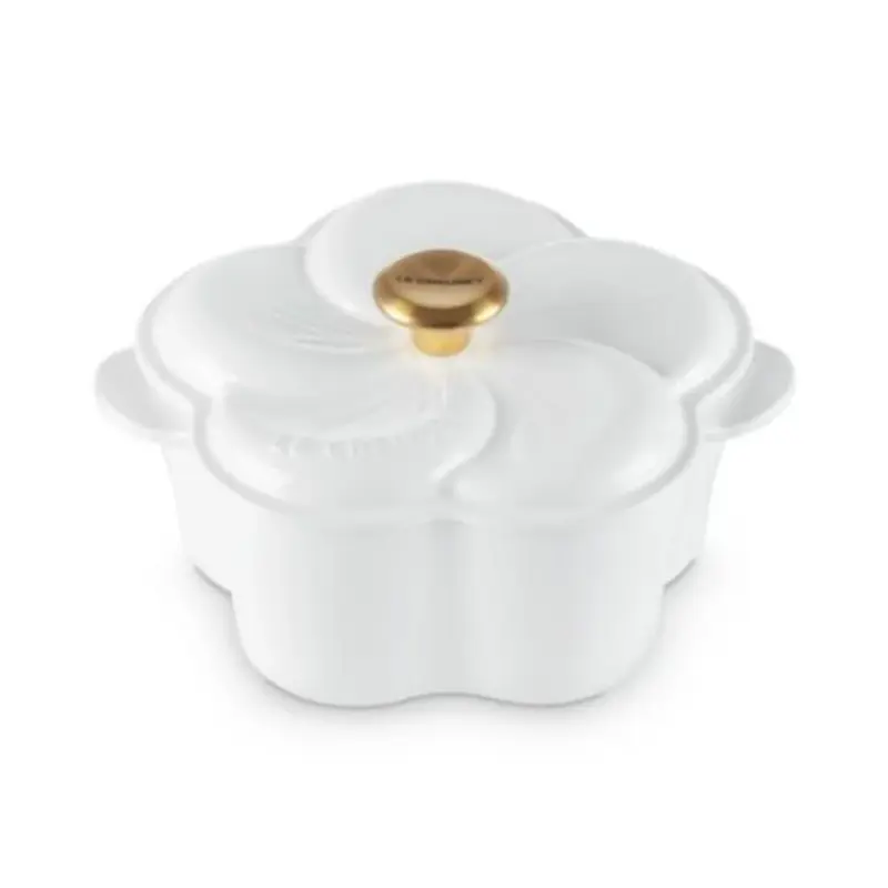 PANELA FLORAL 20CM TDL WHITE LE CREUSET