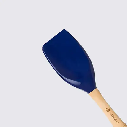 COLHER GRANDE DE SILICONE VENUS AZURE BLUE LE CREUSET
