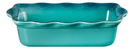 TRAVESSA PARA PAO 23CM HERITAGE BLEU RIVIERA LE CREUSET