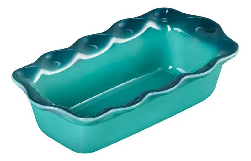 TRAVESSA PARA PAO 23CM HERITAGE BLEU RIVIERA LE CREUSET