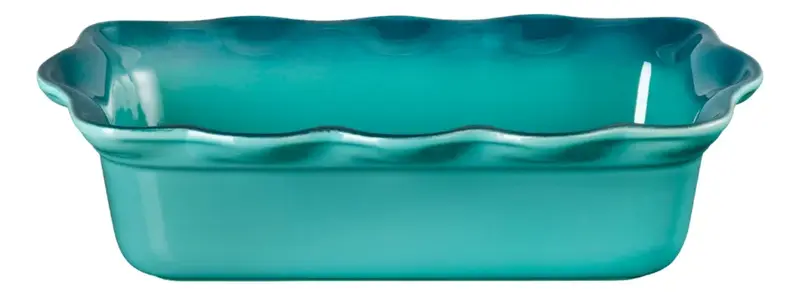 TRAVESSA PARA PAO 23CM HERITAGE BLEU RIVIERA LE CREUSET