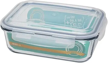 POTE HERMETICO DE VIDRO RETANGULAR 1,52 L OXFORD