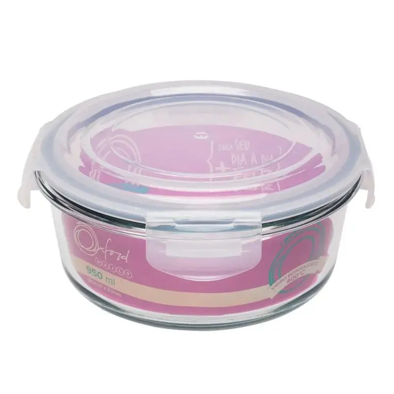 POTE HERMETICO DE VIDRO REDONDO 400ML OXFORD