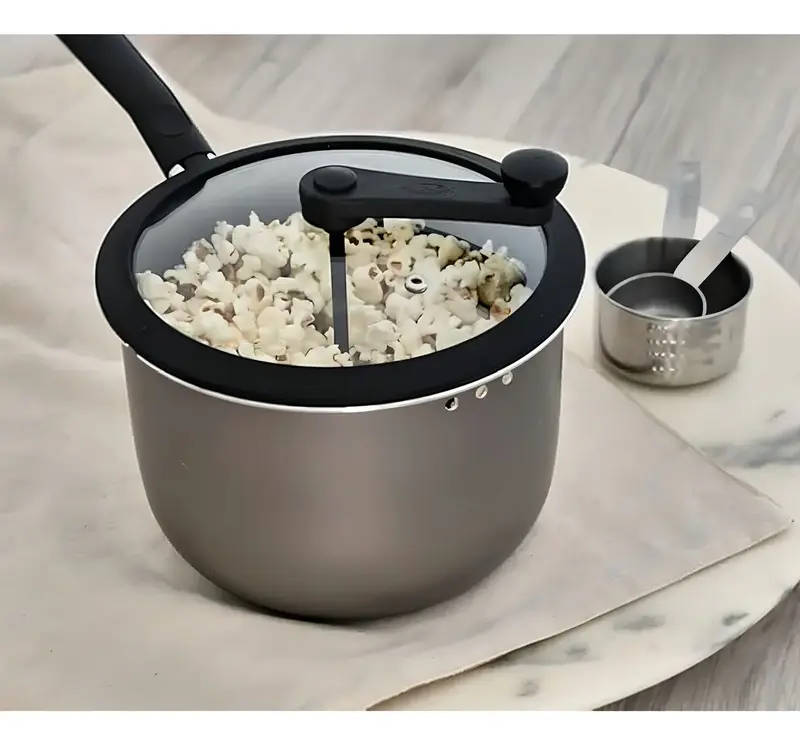 PIPOQUEIRA COM REVESTIMENTO CERAMICO PIC POC Ø 22X15 5,5L CINZA BRINOX