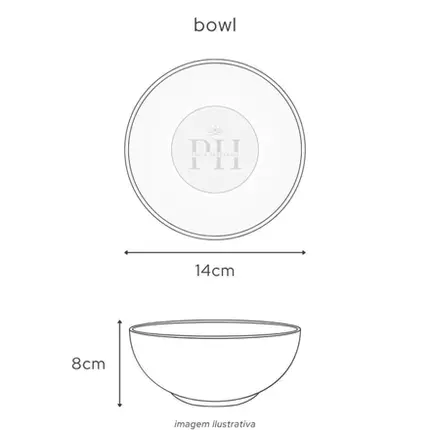CONJUNTO COM 6 BOWLS TURTLE SCALLA