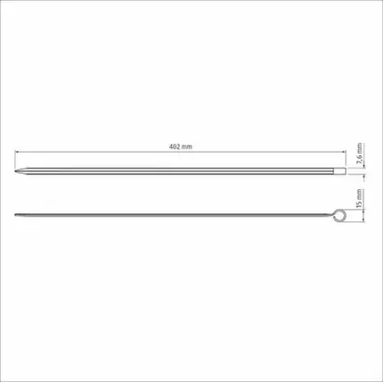 CONJUNTO DE 6 ESPETOS ACO INOX 30 CM TRAMONTINA