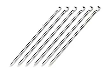 CONJUNTO DE 6 ESPETOS ACO INOX 30 CM TRAMONTINA