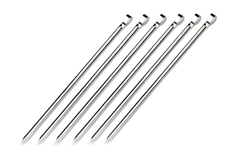 CONJUNTO DE 6 ESPETOS ACO INOX 30 CM TRAMONTINA